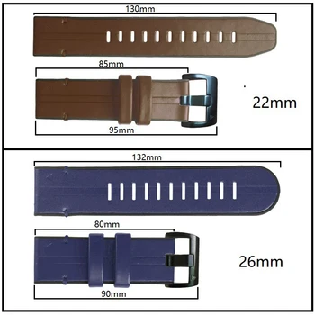 22mm 26mm Silicon Piele Rapid EasyFit Accesorii Pentru Garmin Fenix 6X 6 Pro 5 5X/TACTIX DELTA/Abordare S62 Watchband Brățară