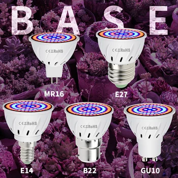 27 LED-uri Cresc Light 220V MR16 GU10, E14 B22 Hidroponice Planta cu LED-uri Cresc Lumini Interior