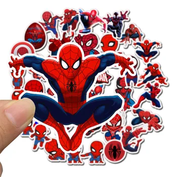35Pcs Spider man Super-Erou MARVEL Autocolante Jucărie pentru Copii Avengers Sticker Bomb Skateboard spiderman Depozitare Auto pentru Laptop autocolante