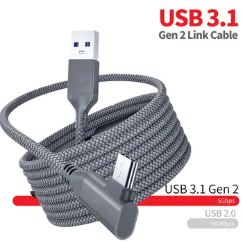 3M Pentru Oculus Quest 2 Link Cablu USB 3.1 Gen 2 pentru Oculus Link-ul de Cablu Tip C de Transfer de Date de Încărcare Rapidă Aburi VR Accesorii