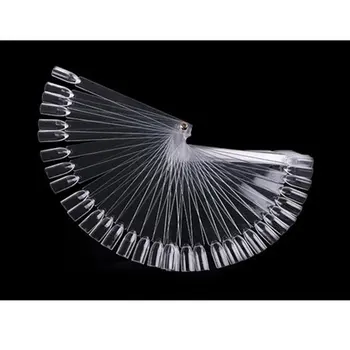 50/Set Nail Art Sfaturi De Afișare Practică Bastoane Ventilator În Formă De Lac De Unghii Specimene De Unghii De Culoare Eșantion Instrumente Nail Art Consumabile