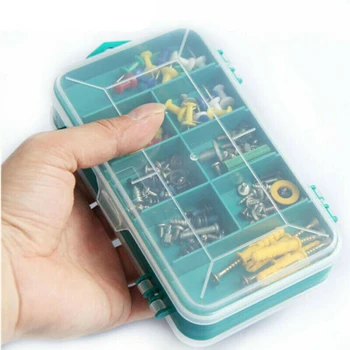 8 Slot de Plastic de Stocare de Caz pentru Șuruburi filet Șuruburi Unghiile Nuci Părți Durabil Caseta de Instrumente MDJ998