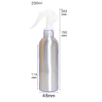 Aluminiu Sticla Sticla Cu Pulverizator Sticla De Parfum Spray De Protecție Solară Loțiune De Sticla