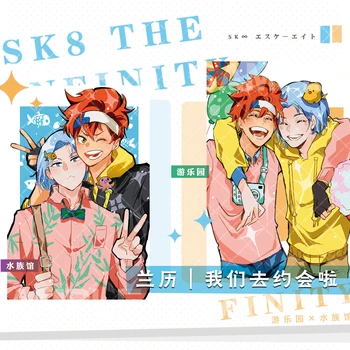 Anime SK OPT SK8 Infinity REKI LANGA Parcul de Distracții Acrilice Drăguț Breloc Cosplay Insigna Broșă Pin Sac de Școală Brelocuri