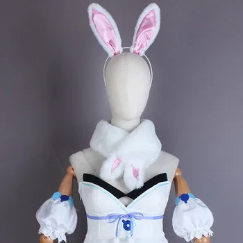 Anime VTuber Hololive Usada Pekora Fantezie Fata Bunny Rochie de Iepure Uniformă Cosplay Costum Halloween Femei Transport Gratuit 2020New