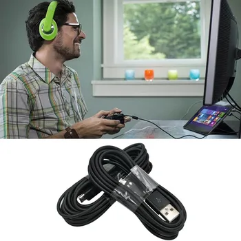 Bevigac 2 buc 10ft USB la Micro USB Cablu de Încărcare Încărcător, Cablul de Sârmă Linie Pentru Sony PlayStation 4 PS4, PS 4 Controlere de Xbox One