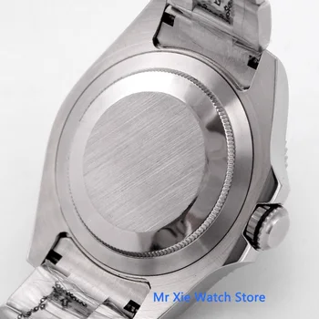 Bliger 43mm Cadran Negru Mens Ceas Mecanic de Sticlă de Safir Data rezistent la apa Luminoasă Automată Ceas