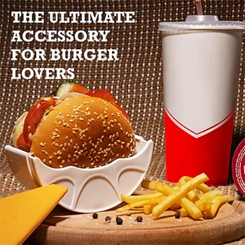 Burger Amice Fix Cutie De Depozitare Silicon Raft Extensibil Hamburger Clip Cutie Bucătărie Organizator Gogoși De Stocare De Caz Container