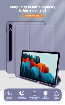 Caz pentru Samsung Galaxy Tab S7 11 inch Comprimat SM-t870/t875 Suport Pliante de Acoperire pentru Samsung Galaxy Tab S7 Plus Tableta Caz