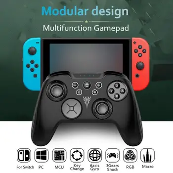 Controler de joc Design Modular 2.4 GHz Wireless Bluetooth Gamepad compatibil Sport Vibrație se Aplică Pentru a Comuta Apple Arcade