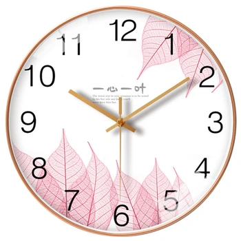 Design Modern Ceas de Perete Mare de 10 Inch Cuarț Ceasuri de Moda Rotund Tăcut Ceasuri Living Decor Acasă, Administrat de Clasă