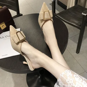 Femei Brand Plat, Papuci De Casă Aluneca Pe Catâri Leopard Pantofi Femei Slide-Uri Acasă, Papuci De Casă Catâri Toc Mic Pantofii Doamnelor Pantofi De Moda 2021