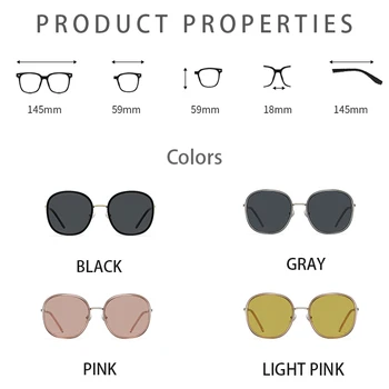 Femei de moda ochelari de Soare Polarizat Lentile UV400 Femei de Lux sex Feminin de Brand Designer de Epocă Femei Ochelari de Soare Ochelari de V31425