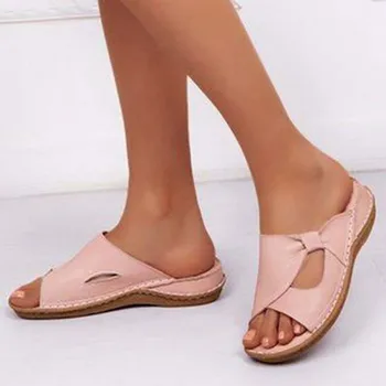 Femei Sandale Retro Gladiator Pantofi De Vara Pentru Femei Flip Flops Moda Plaja Doamnelor Sandale, Papuci, Pantofi De Sex Feminin, Plus Dimensiunea 43