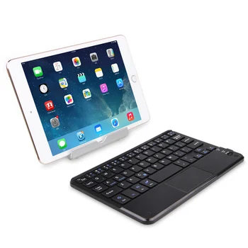 Fără fir Bluetooth Tastatura BT 3.0 Tastatură cu Touchpad pentru Laptop-Telefon Suport Tablet Android, Windows și IOS Sistem de