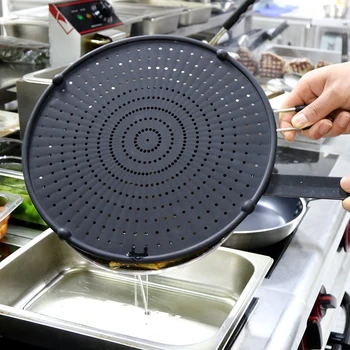 Gadget-uri de bucătărie Silicon Stropi Ecran 32cm Capac Spill Stopper se Acoperă de Pază Stabilite pentru Gătit tigaie tigaie din fonta pot Folosi