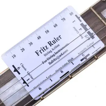 Gât chitara Conducător Exacte Portabil PVC Șir de Măsurare Conducător Ecartament pentru Chitara, Instrumente cu Coarde Instrumente de Reparare