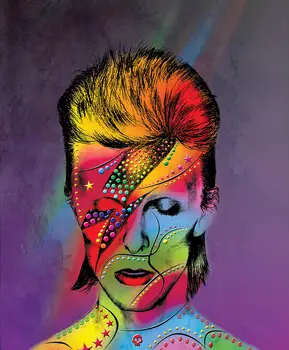 JMINE Div 5D Cântăreți David Bowie colorat Plin de Diamante Pictura cruciulițe kituri de artă Portret 3D vopsea de diamante