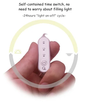 LED-uri Cresc de Lumină întregul Spectru Fito Crească Lampa 5V USB Timer On/Off Phytolamp Pentru Plante de Interior, Răsaduri de Flori Suculente
