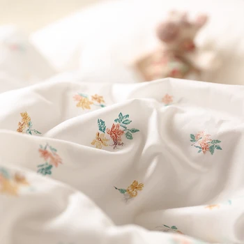 Lenjerie de pat floral din bumbac lenjerie de pat cameră dublă mare lenjerie de pat dormitor decor personalizat dimensiune lenjerie de pat