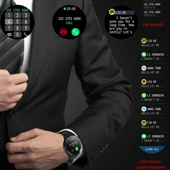 LIGE 2021 Nou Ceas Inteligent Bărbați Ecran Tactil Complet de Fitness Sport Ceas IP67 rezistent la apa Bluetooth Pentru ios Android smartwatch Mens