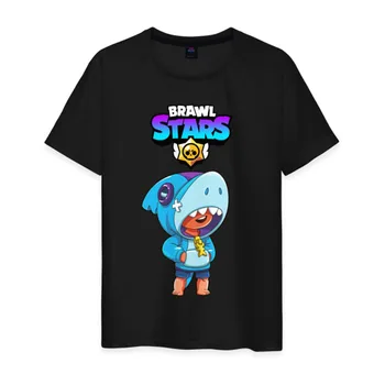 Men ' s T-shirt bumbac Încăierare Stele Leon rechin