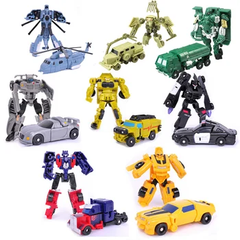 Mini Clasic Robot Auto Jucării Transformare Mașini Copil Actiune si Cifre de Jucării din Plastic de Deformare Băieți fete Cadouri Pentru Copii