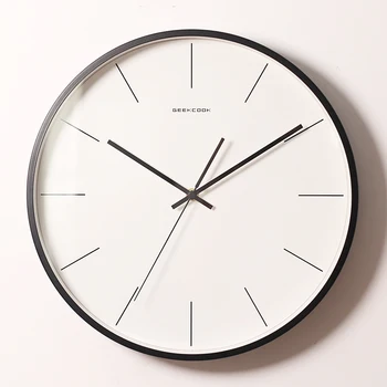 Nordic Creativ Modern Ceas de Perete Lux Minimalist Acasă Mut Ceas de Perete Camera de zi Dormitor Cuarț Ceas Rotund Decor Acasă C6T
