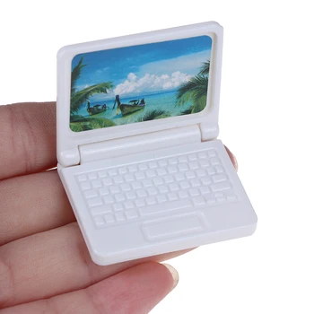 Nou Cadou Creativ Casă De Păpuși În Miniatură Moderne De Computer Mobilier Pentru Copii Jucărie Mobilier Pentru Păpuși Laptop Aleatoare
