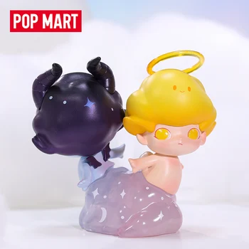 Original POPMART DIMOO Constelație Serie Orb Cutie Păpușă Jucărie Confirmat Stil Anime Drăguț Caracter Cadou Transport Gratuit
