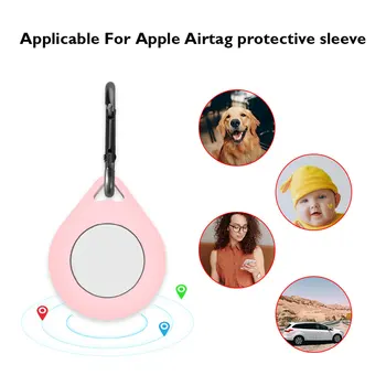 Pentru Apple Airtags Lichid de Silicon Manșon de Protecție Pentru Apple Localizare Tracker Dispozitiv Anti-lost Breloc Manșon de Protecție Fierbinte