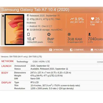 Pentru Samsung Galaxy Tab A7 2020 Acoperi Fundas Tableta Pliere Stea de Caz Pentru Samsung Galaxy Tab A7 10.4 T500 T505 T507 10.4 inch