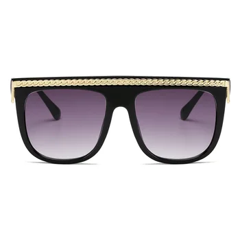 Piața Femei ochelari de Soare Supradimensionați Cadru Mare de sex Feminin de Ochelari de Soare Vintage de Designer de Brand UV400 Apartament de Lux de Top Nuante Oculos