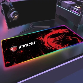 Red Dragon Gaming Keyboard Pad Asus RGB Computer Mouse Pad Gamer Birou Mat Mousepad Pc Gamer Complet Kawaii Jocuri Accesorii