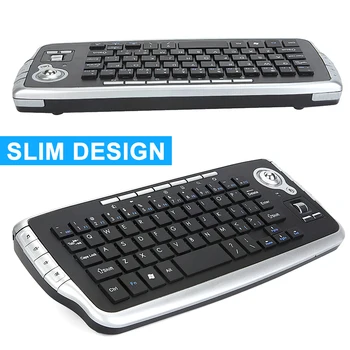 SAMTIAN Wilreless Tastatura 2.4 G Portabil Mini Tastatura Multi Function Trackball Air Mouse Tastatura Pentru Laptop Calculator de Masă