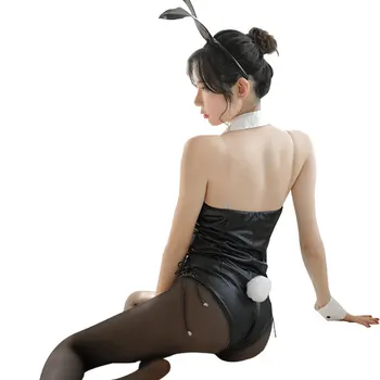 Seishun Buta Yarou wa Fata Bunny Menajera Cosplay Costum Senpai nu Yume wo Minai Mai Sakurajima Sexy Femei Salopeta Cos cadou pentru Petrecere