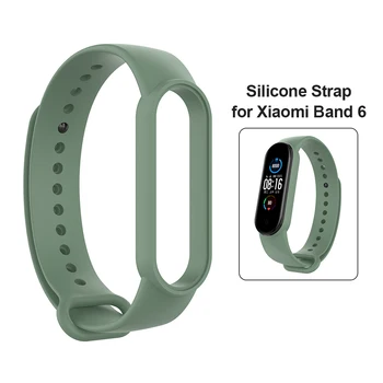 Silicon Ceas Inteligent Curea Înlocui Trupa Încheietura mâinii pentru Mi Band 6/6 NFC/5/5 NFC