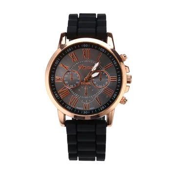 Simplu Și Drăguț Ceas Silicon Horloge Cadeau Ceasuri Femei de Moda de la Geneva Brand Numeral Roman reloj de mujer Ceas cu Cuc Fi