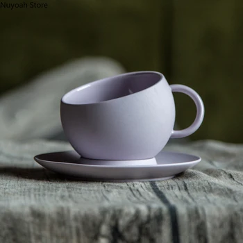 Simplă Ceașcă De Cafea Rafinat Creative Ceai De După-Amiază Cana Ceramica De Cafea Ceasca Farfurie De Lux Lumina Latte Nordic Decor Acasă