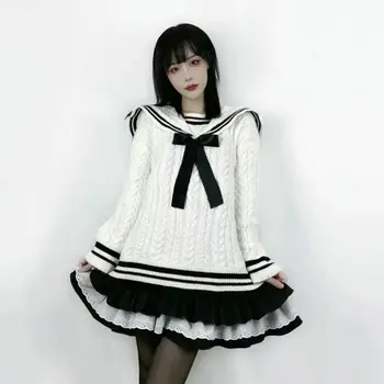 Talie Elastic Ondulat Marginea Rochie de Bal Vară Mini Negru Talie Mare pentru Femei Fusta Noua Moda Japonia Stil Fuste pentru Fete
