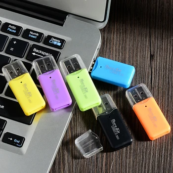 TF Micro SD Card Reader USB 2.0 Pentru USB Micro SD Adapter Flash Drive Smart Card de Memorie Cititor de Plastic Mini Cardreader