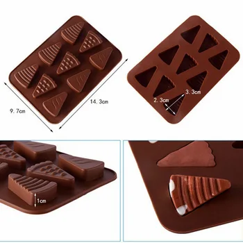 Tort de Ciocolata Silicon Matrite 3D Bomboane Fondante Mucegai Tort de Decorare Accesorii DIY Manual Bucătărie Instrumente de Copt