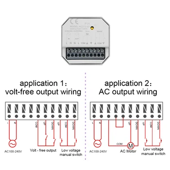 Universal 433 Mhz RF Control de la Distanță AC212 Receptor Pentru Jaluzele Automate Perdele Funcționează Cu Broadlink RM4 pro Pentru Casa Inteligentă