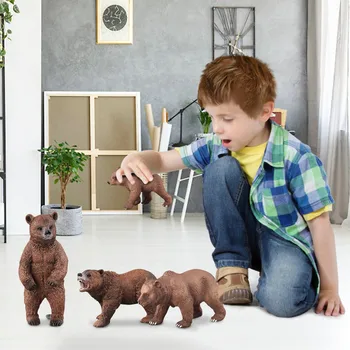 Ursul Animale Jucarii Figurine Acasă Decora Învățământ Preșcolar