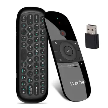 W1 2.4 G Exigibilă Bluetooth Tastatură Și Mouse-ul Pentru Laptop Smart TV Box PC-ul Wireless Air Mouse-ul Controller клавиатура беспроводная