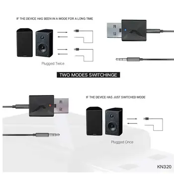 Wireless Bluetooth-compatibil 5.0 Transmițător Receptor Audio Mini Stereo AUX RCA USB Jack de 3,5 mm Muzică Adaptor Pentru TV, PC Car Kit