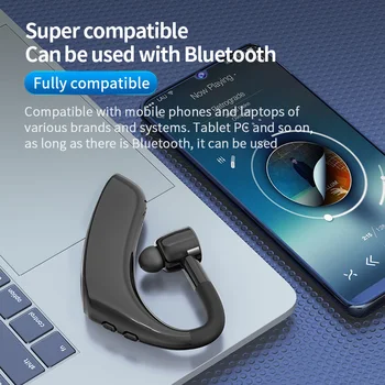 Wireless Singur Căști Bluetooth rezistent la apa de Afaceri În Ureche Căști Cu suport TWS cu Cască Cu Microfon Hands-Free Pentru iPhone