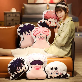 1 buc 30/35cm Umplute de Desene animate Anime Yuji Itadori Misterios Megumi Gojo Satori Pluș Perna Creator de benzi Desenate Păpuși pentru Copii Baby