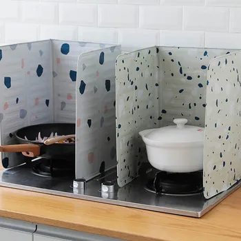 1 buc Aluminiu Pliabil Bucătărie, Aragaz Placă Deflectoare Bucatarie Tigaie Ulei Splash Ecran de Protectie Accesorii de Bucătărie Gadget-uri