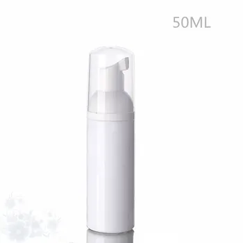 12 X 30ML 50ML 80ML de Călătorie Reîncărcabile lotiune de Curatare Faciala de COMPANIE Alb Săpun Lichid Spumă de Sticlă cu Alb Foamer Pompa